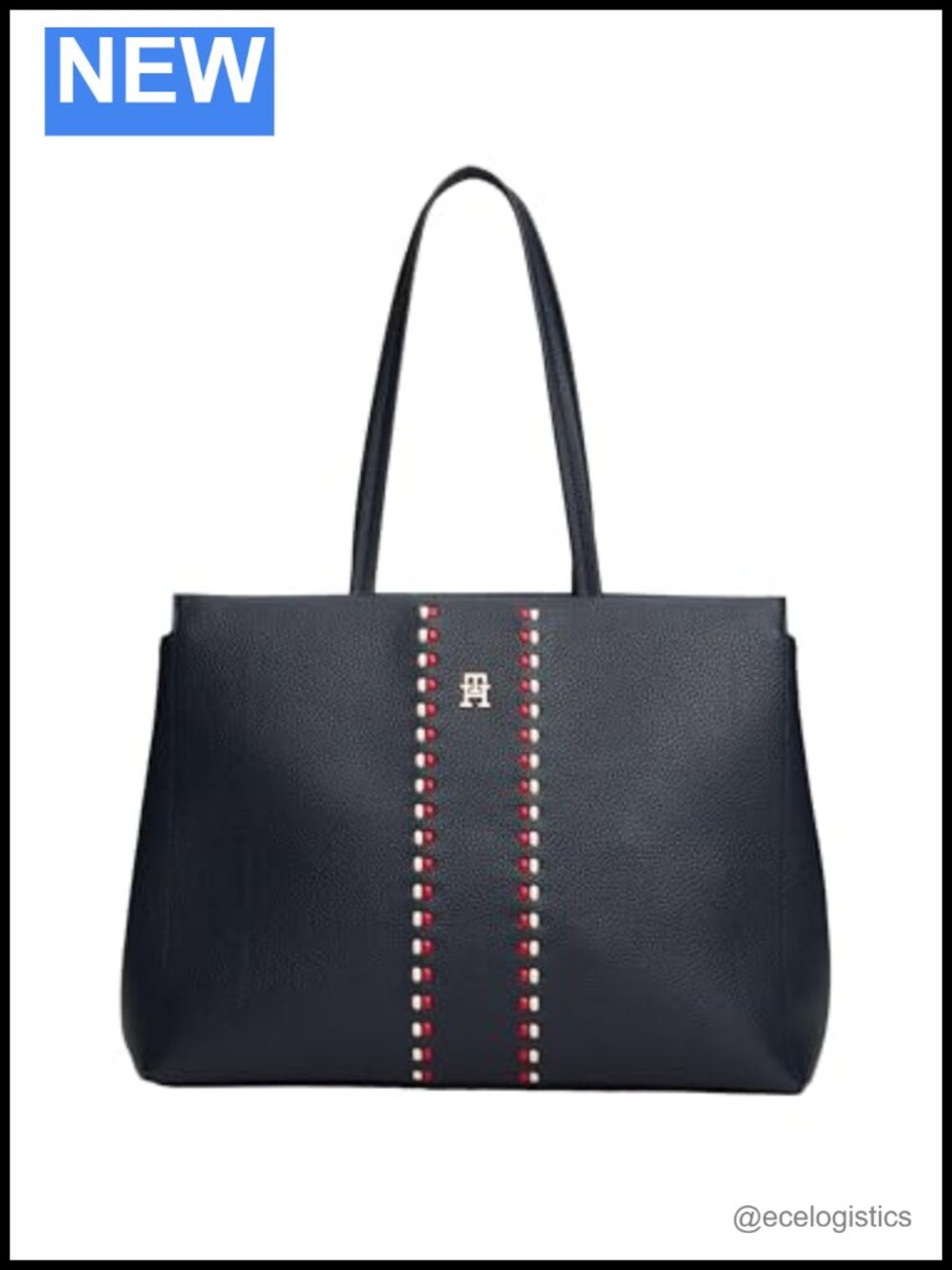 Large Tote Bag With Zipper, Polyurethane, Work School Travel